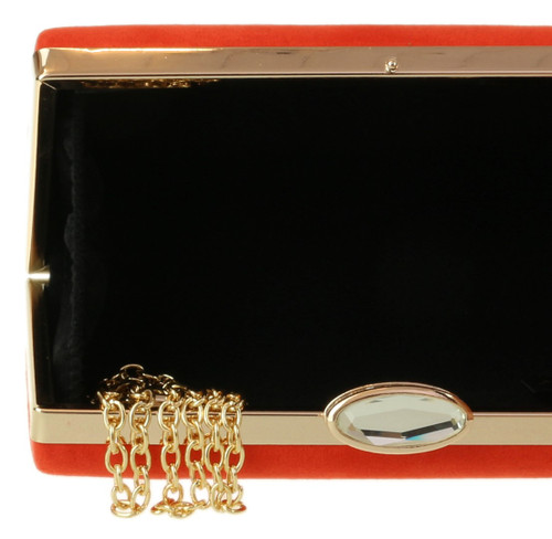 Girly Handbags Elegant Suede Clutch Bag