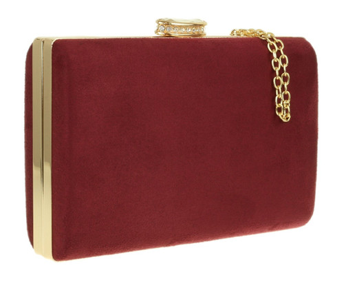girly handbags Elegant Suede Clutch Bag