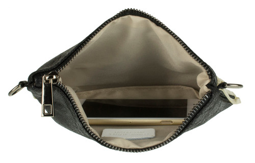 girly handbags Fringe Metallic Clutch Bag