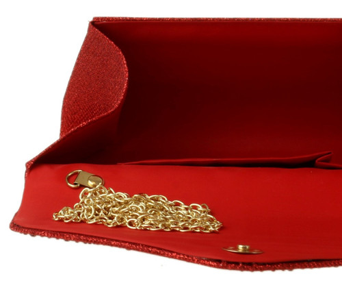 Girly Handbags Gemstones Design Clutch Bag