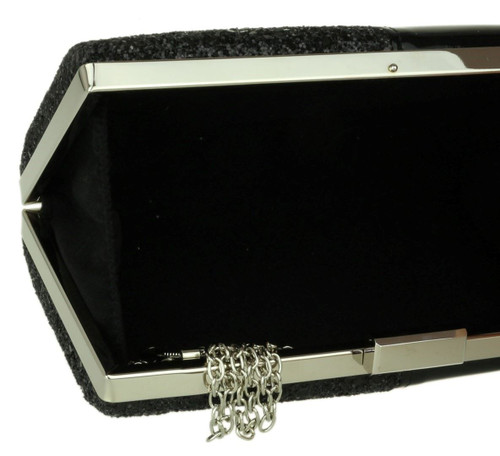 Girly Handbags Glitter Glossy Clutch Bag