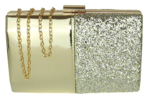 girly handbags Glitter Glossy Clutch Bag