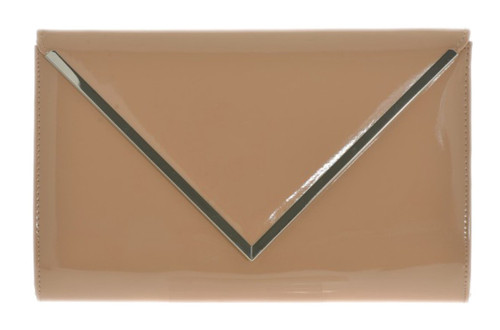 Girly Handbags Glossy Oversized Clutch Bag