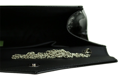 girly handbags Glossy Plain Clutch Bag