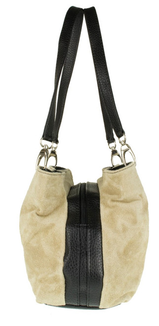 Girly Handbags Italian Suede Shoulder Bag