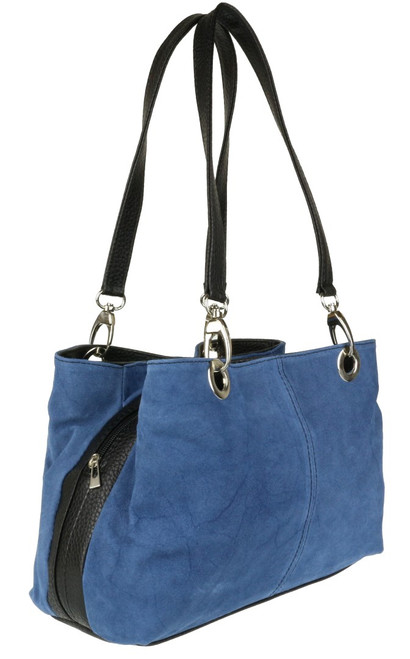 Girly Handbags Italian Suede Shoulder Bag