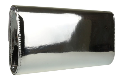 Girly Handbags Metallic Effect Clutch Bag