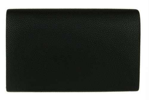 Girly Handbags Metallic Frame Leather Clutch Bag