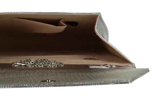 Girly Handbags Oversized Snake Clutch Bag