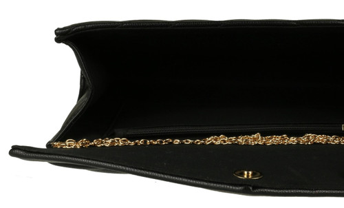 Girly Handbags Quilted Tassel Clutch Bag