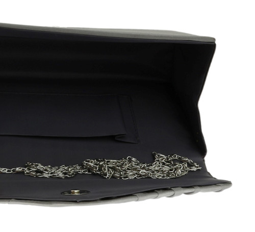 Girly Handbags Satin Pleated Clutch Bag