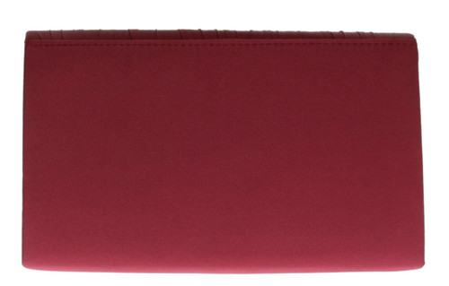 Girly Handbags Satin Pleated Clutch Bag