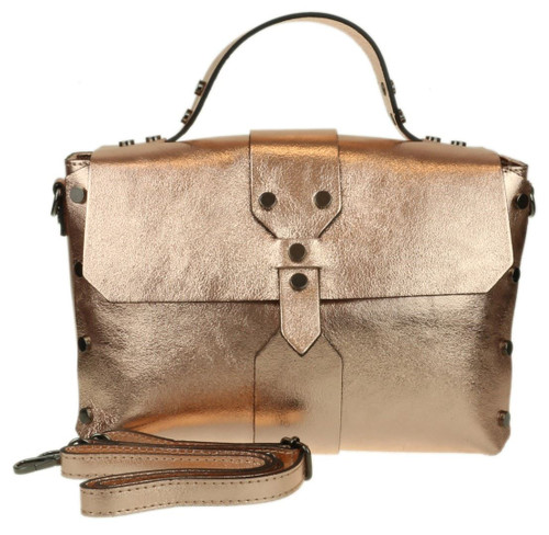 girly handbags Studs Genuine Satchel