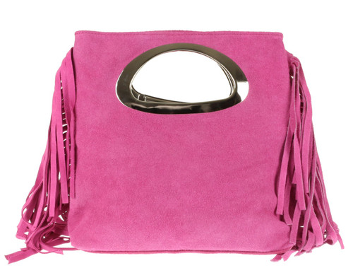 Girly Handbags Suede Fringe Handbag
