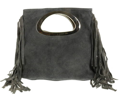 girly handbags Suede Fringe Handbag
