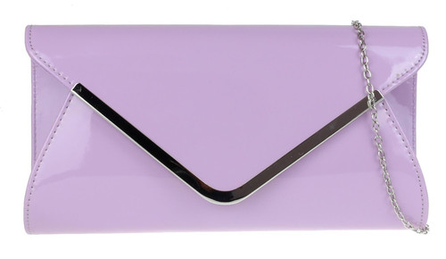 girly handbags Womens Glossy Oversized Clutch Bag