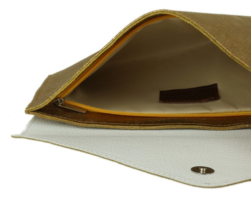 Girly Handbags Womens Metallic Clutch