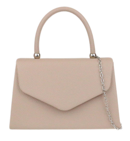 Girly Handbags Womens Plain Handle Clutch Bag