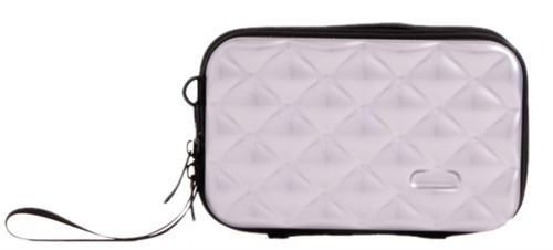 Girly Handbags Womens Rigid Embossed Clutch Bag