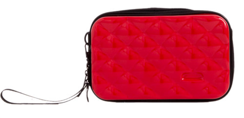 Girly Handbags Womens Rigid Embossed Clutch Bag