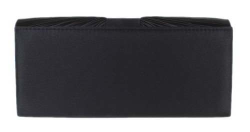 Girly Handbags Womens Satin Pleated Clutch Bag