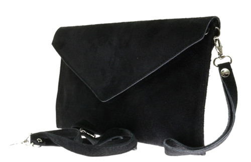 Girly Handbags Womens Suede Leather Clutch