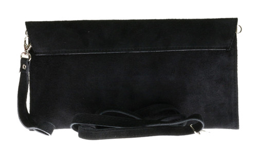 Girly Handbags Womens Suede Leather Clutch