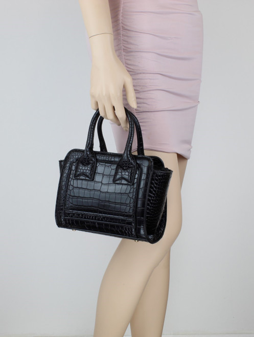 Girly Handbags Womens Winged Small Top Handle Bag