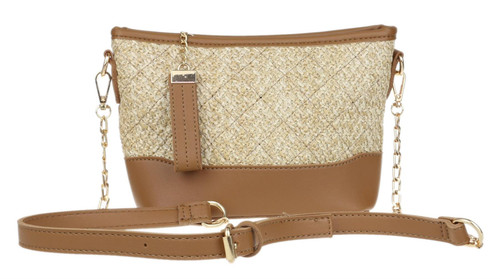 girly handbags Womens Woven Crossbody Bag