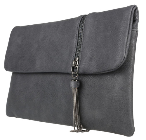 Girly Handbags Zipper Flap Clutch Bag