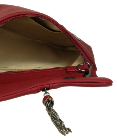 Girly Handbags Zipper Flap Clutch Bag