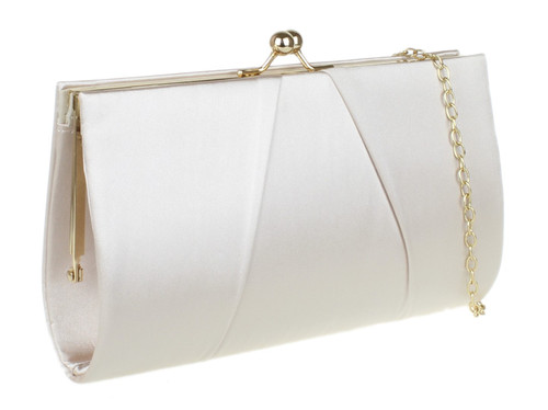 Girly Handbags Retro Ball Clasp Satin Clutch Bag Vintage Ladies Party Prom Wedding Celeb Design