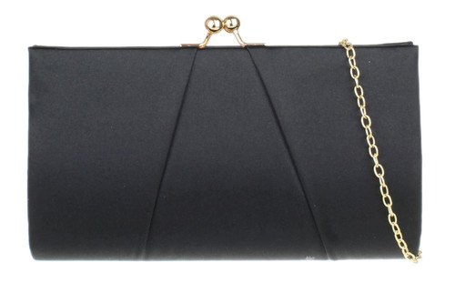 Girly Handbags Retro Ball Clasp Satin Clutch Bag Vintage Ladies Party Prom Wedding Celeb Design