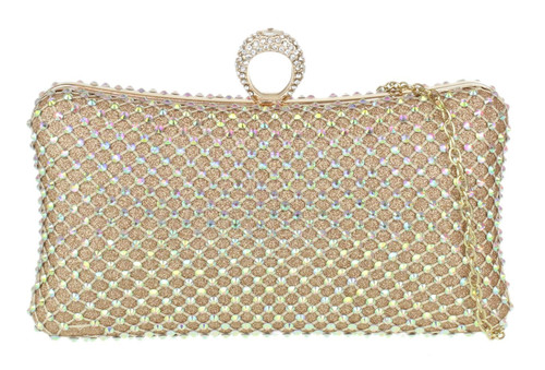 girly handbags Womens Diamante Glitter Evening Clutch Bag
