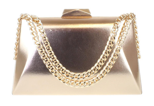 girly handbags Womens Faux Leather Plain Compact Evening Bag