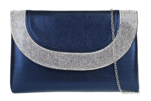 girly handbags Womens Glitter Flat Diamante Clutch Bag