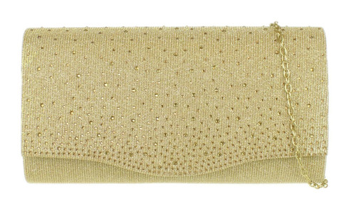 girly handbags Womens Glitter Waved Flap Clutch Bag