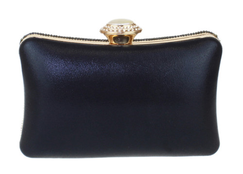 Girly Handbags Womens Rhinestones Satin Box Clutch Bag