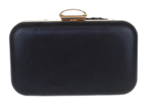 Girly Handbags Womens Satin Pleated Knot Evening Bag