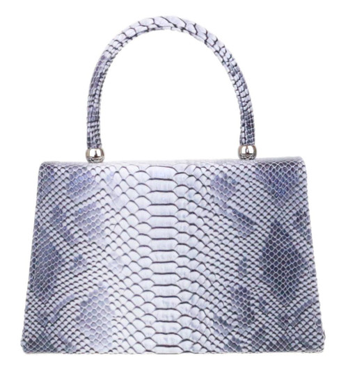 Girly Handbags Womens Snake Skin Top Handle Clutch Bag
