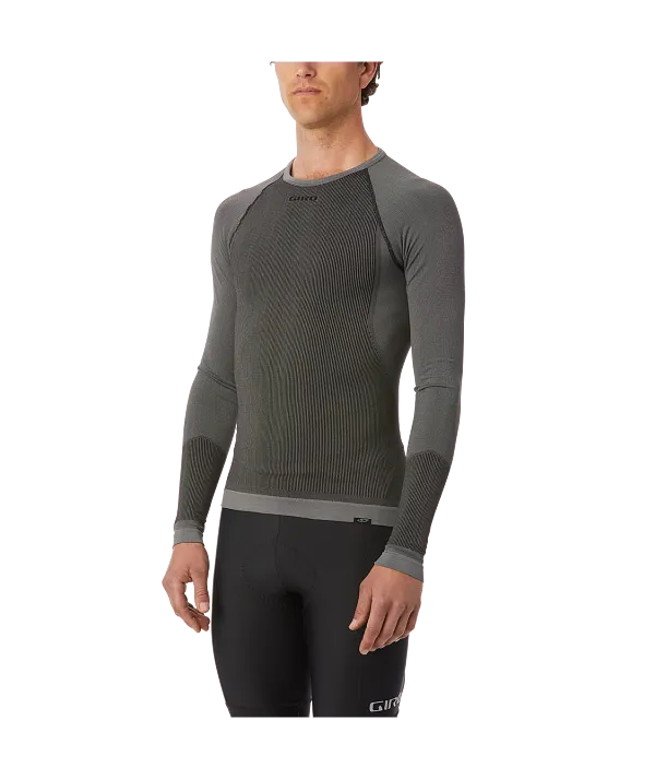 Giro Chrono Long Sleeve Base Layer Charcoal Grey