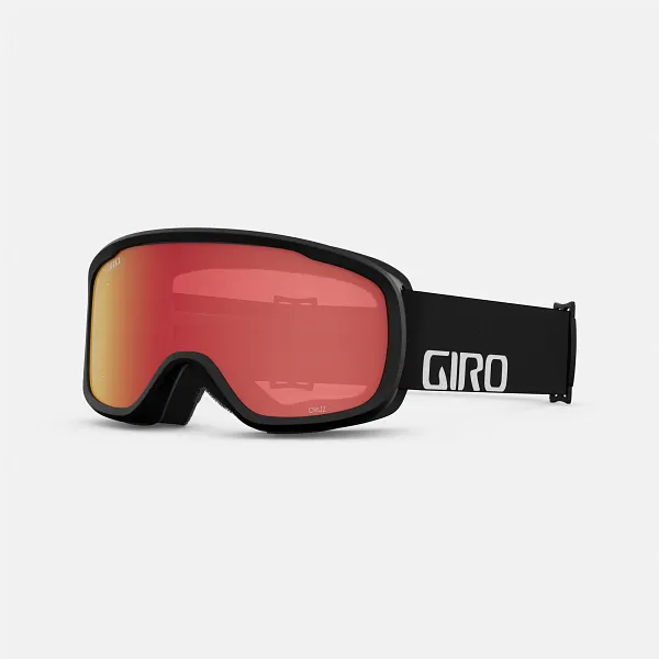 giro Cruz Asian Fit Goggle Black/Amber Scarlet