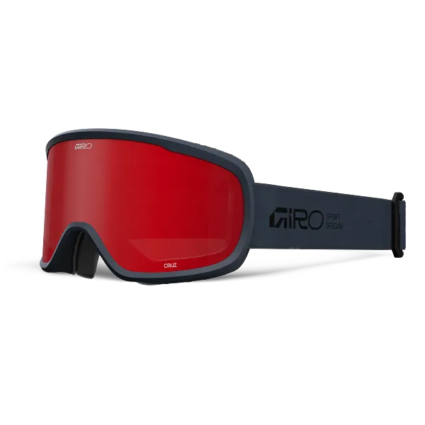 giro Cruz Wordmark Goggle Blue/Amber Scarlet