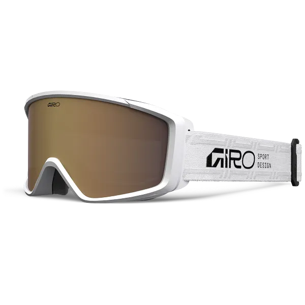giro Index 2.0 Wordmark Goggle White/Amber Rose
