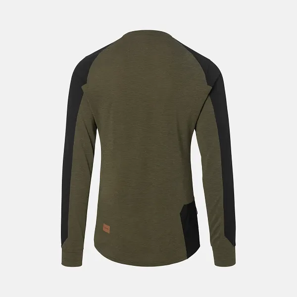 Giro Men's Roust Long Sleeve Wind Jersey Black