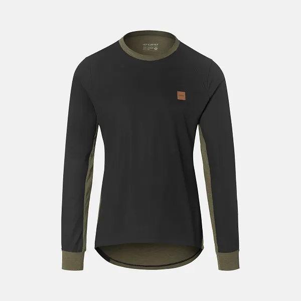 giro Men's Roust Long Sleeve Wind Jersey Black