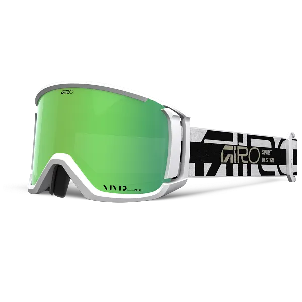 giro Revolt Stained Goggle Black + White/Emerald