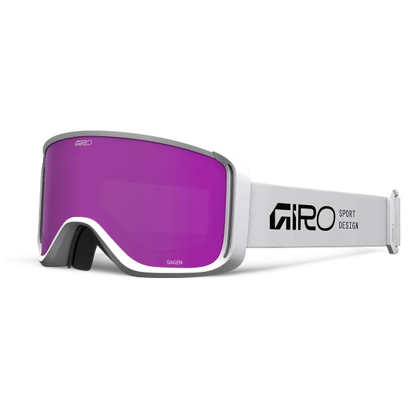 giro Sagen Flow Goggle White/Amber Pink