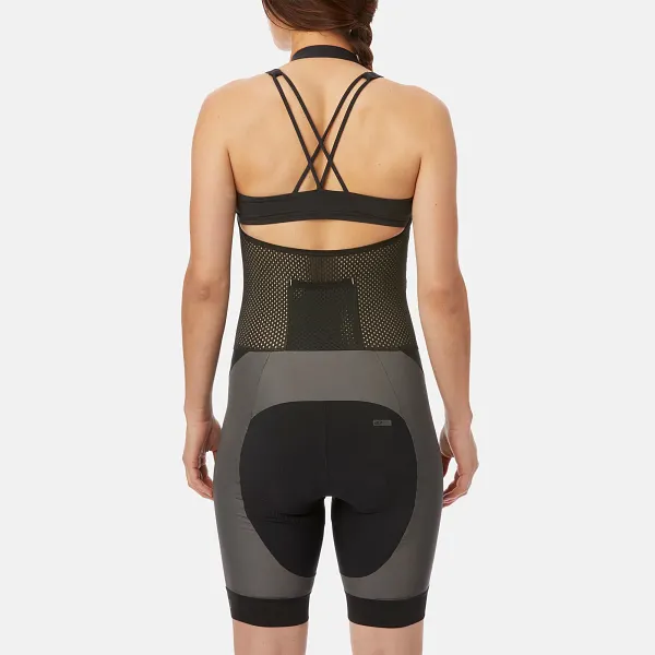 Giro Women's Chrono Expert Reflective Halter Bib Short Black