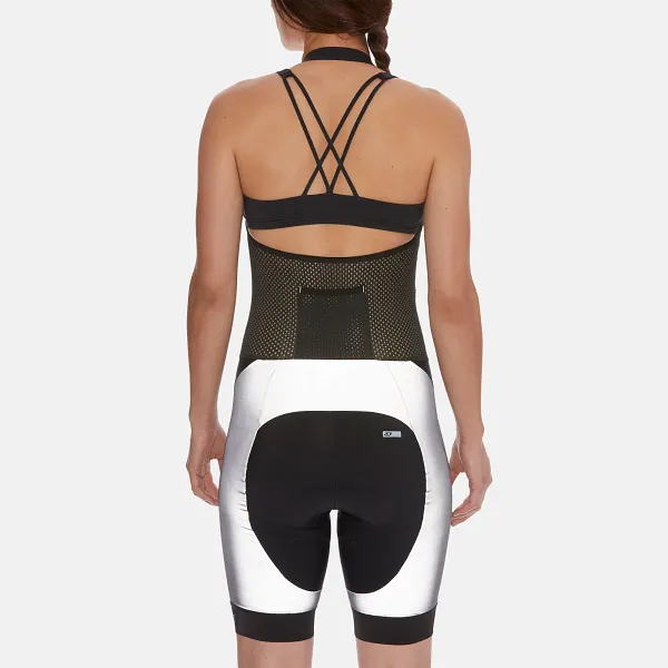 Giro Women's Chrono Expert Reflective Halter Bib Short Black